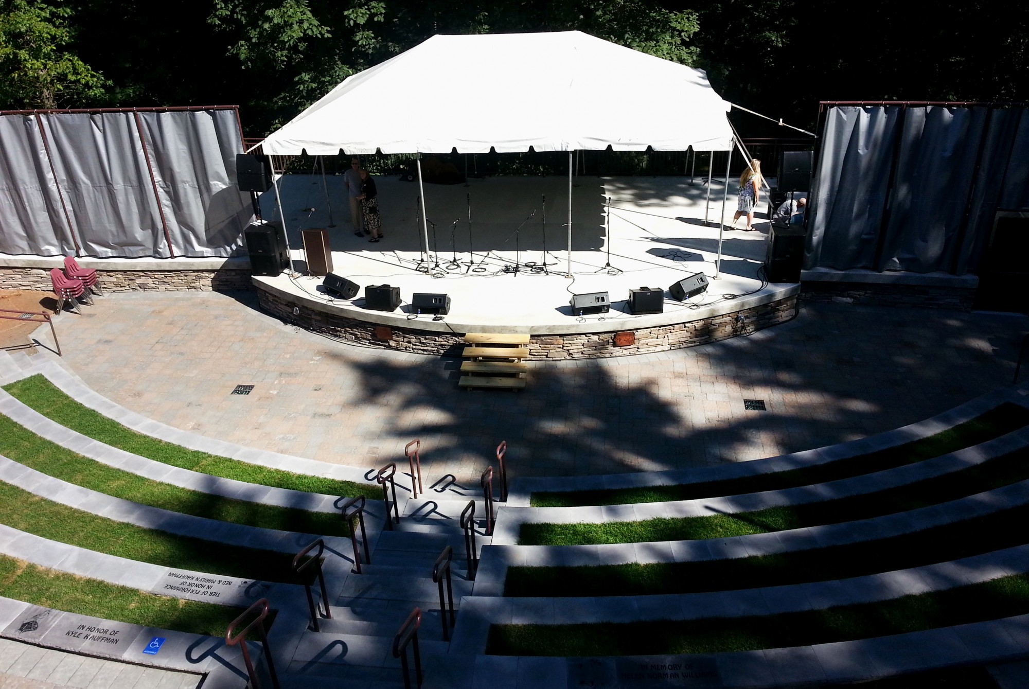 Ned Smith Center Ampitheater - Exterior 1