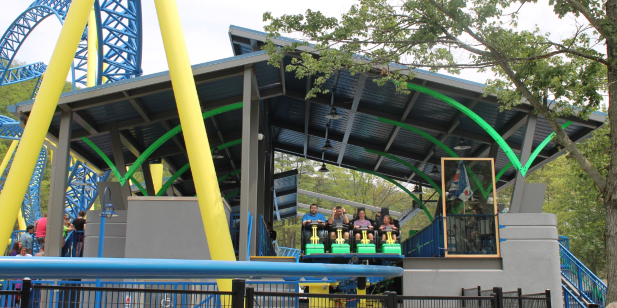 Loading Station for Impulse Roller Coaster